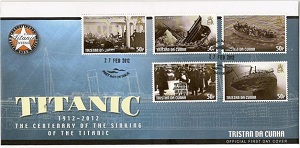 Centenary of the Sinking of the Titanic: First day cover No.2