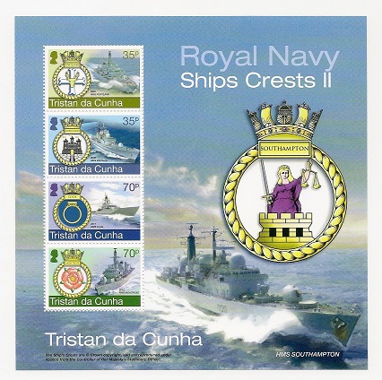 Royal Navy Ships' Crests II: Sheetlet