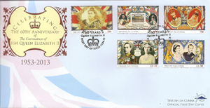 60th Anniversary of the Coronation of Queen Elizabeth II: Low Values Set: First day cover