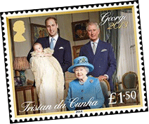 Prince George's Christening stamp