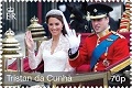 Royal Wedding - In the coach waving