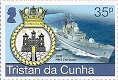 HMS Edinburgh ship's crest: 35p