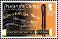 Tristan Song Project, 35p Recorder stamp