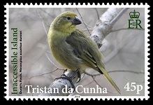 Dunn's Finch, 45p stamp