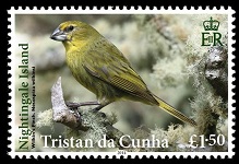 Wilkin's Finch, £1.50p stamp