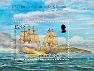 USS Hornet Captures HMS Penguin, £2.50 sheetlet