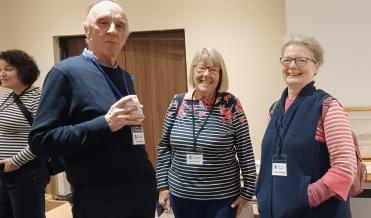 David Wearing, Ann Ashworth and Jessica Hottinger Photo: Alan Ashworth