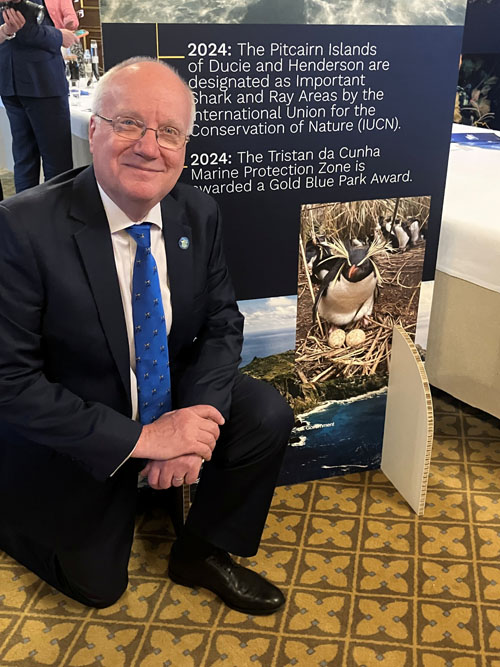 Tristan&rsquo;s conservation achievements were highlighted in the exhibition space