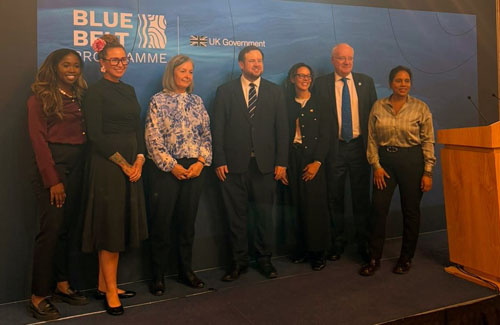 Territory UK Representatives line up with minister Doughty