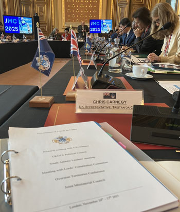 JMC setting in the FCDO’s Grand Locarno Room