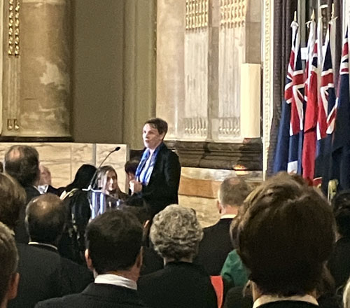 Minister for nature Mary Creagh launching the Overseas Territories Biodiversity Strategy