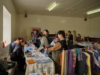 The islanders' craft stalls in Prince Philip Hall were popular (Photos: Julia Gunther)