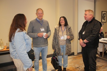 Hazel Carter, Paul & Carolyn Gentle and Barry Cooper. Photo: Mike Faulds