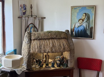 Nativity scenes at St Mary's and St Joseph's churches.