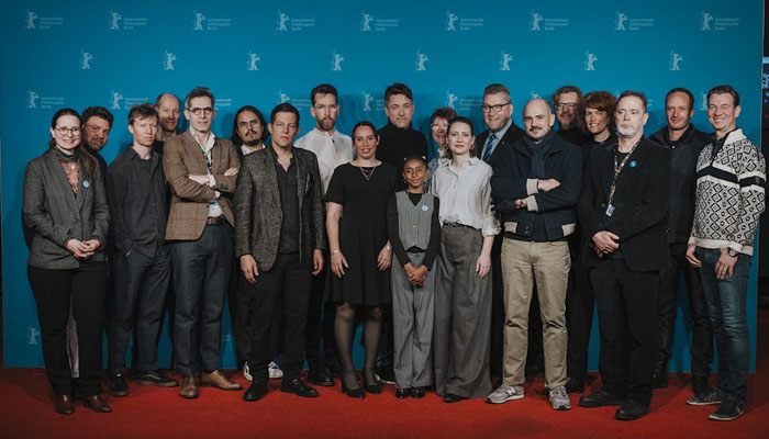 All Tristan Forever's cast and production team present at the premiere of the film gathered on 15th February.