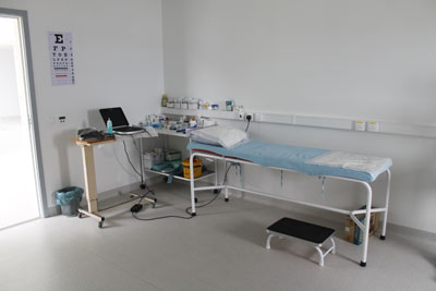 Consulting room examination table