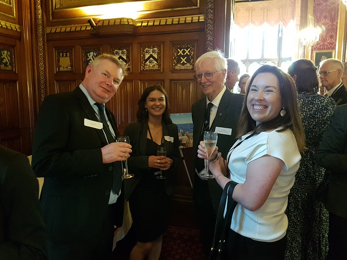 Barry Carter, Jade Repetto, John Cooper and Anna Hicks at the event