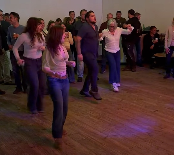 The Jerusalema line dance was a lot of fun.