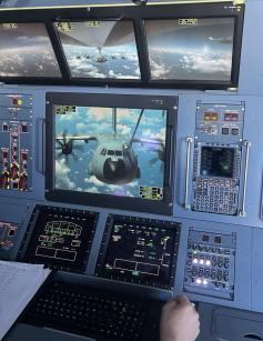 The Voyager's control panel during the operation Photo: RAF