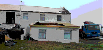 Damage to the Government Building