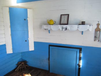 The kitchen in the Thatched House Museum