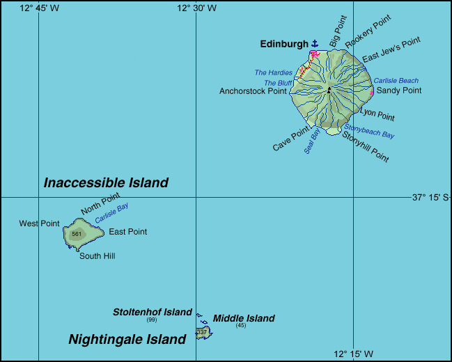 Tristan Da Cunha Outer Islands