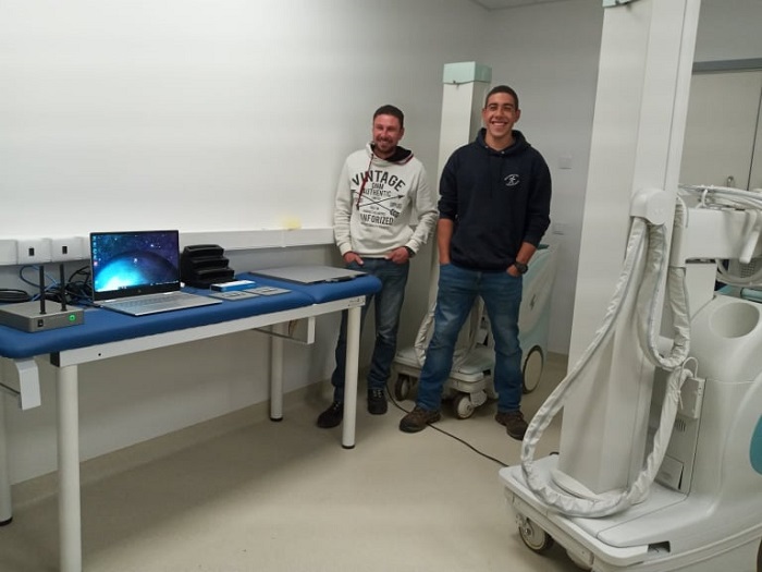 DR X-Ray equipment being installed the Camgoli Healthcare Centre.
