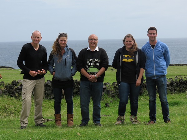 New expat teachers on Tristan da Cunha, 2017