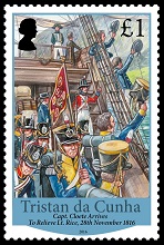 Bicentenary of the British Garrison 1816 - 2016, £1.00 stamp