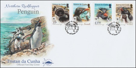 Northern Rockhopper Penguin, First Day Cover