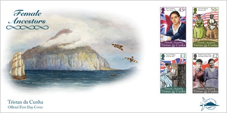 Female Ancestors: First day cover, set of stamps