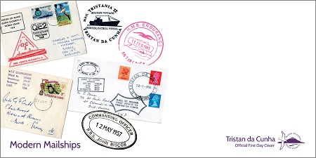 Modern Mail Ships Definitives: First day cover