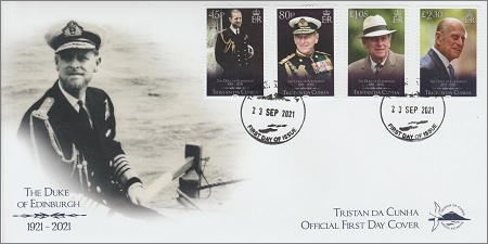 HRH Prince Philip: First day cover, set of stamps
