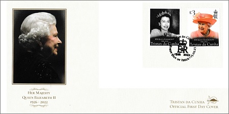 Her Majesty Queen Elizabeth II, 1926-2022: First day cover, set of stamps
