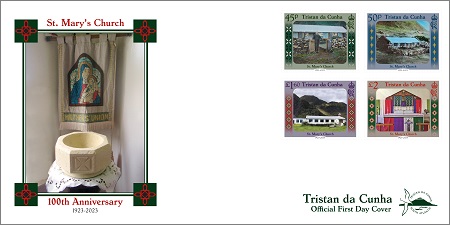 100th Anniversary of St Mary's Church: First day cover