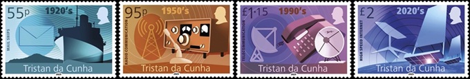 Communication on Tristan da Cunha, stamps