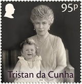 Princess Elizabeth with her grandmother Mary of Teck