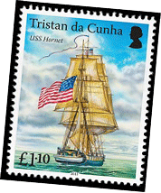 USS Hornet stamp
