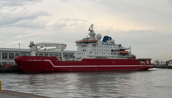 SA Agulhas II in Cape Town Harbour on the 14th September 2026. Photo: Paula Swain.