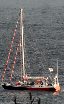 Unidentified yacht, October 2020