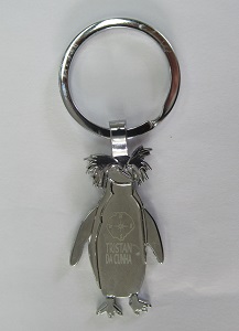 KR13 - Chromium Penguin Key Ring